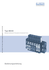 Bürkert 8640 Bedienungsanleitung