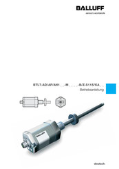 Balluff BTL7-AD/AF/AH1 -M B/Z-S115/KA Serie Betriebsanleitung