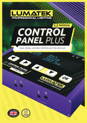 Lumatek CONTROL PANEL PLUS Benutzerhandbuch