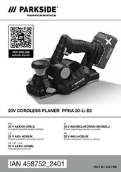 Parkside Performance PPHA 20-Li B2 Originalbetriebsanleitung