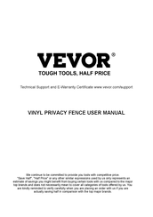 VEVOR 12227-3 Bedienungsanleitung
