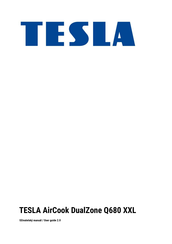 Tesla AirCook DualZone Q680 XXL Bedienungsanleitung