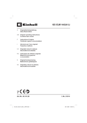 Einhell GC-CLM 18/220 Li Originalbetriebsanleitung