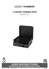 Dometic 1 COOK TURBO FFD Bedienungsanleitung