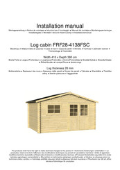 Palmako FRF28-4138FSC Montageanleitung