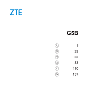 Zte G5B Erste Schritte