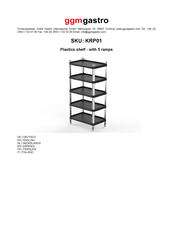 Ggm Gastro KRP01 Bedienungsanleitung