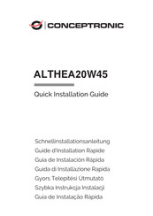 Conceptronic ALTHEA20W45 Schnellinstallationsanleitung