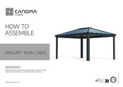 Palram CANOPIA Dallas 4900 Bedienungsanleitung