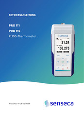 senseca PRO 115 Betriebsanleitung