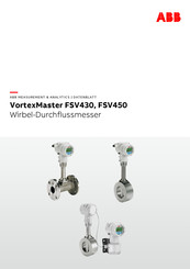 Abb VortexMaster FSV430 Bedienungsanleitung