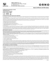 Orno OR-PRE-443 Kurzanleitung