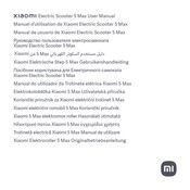 Xiaomi Electric Scooter 5 Max Originalbetriebsanleitung