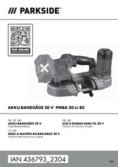 Parkside PMBA 20-Li B2 Originalbetriebsanleitung
