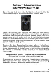 Technaxx TX-326 Gebrauchsanleitung
