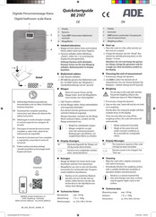 ADE BE 2107 Schnellstartanleitung