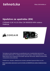 Corsair CW-9060059-WW Bedienungsanleitung