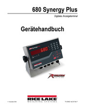 Rice Lake Weighing Systems 680 Synergy Plus Gerätehandbuch