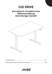 MDD OGI DRIVE Bedienungsanleitung