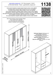Vente Unique 1138 Bedienungsanleitung
