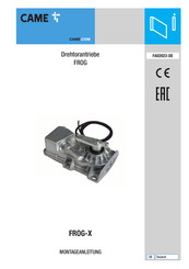 CAME 801MI-0030 Montageanleitung