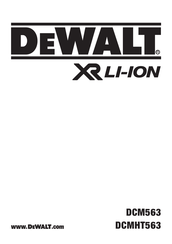 DeWalt DCM563 Bersetzt Von Den Originalanweisungen