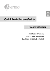 Eneo ISM-42F0036MCB Schnellinstallationsanleitung