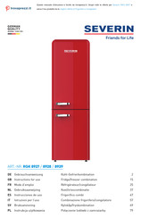SEVERIN RGK 8928 Gebrauchsanweisung