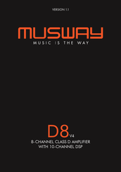 Musway D8 v4 Bedienungsanleitung