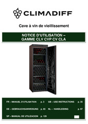 Climadiff CV295B2 Gebrauchsanweisung