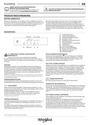 Whirlpool WNBB18SP33R Kurzanleitung