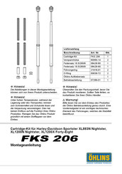 Ohlins FKS 206 Montageanleitung