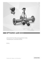 KROHNE OPTISONIC 4400 Handbuch