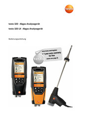 Testo 320 Bedienungsanleitung