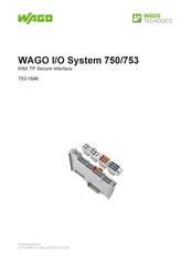 WAGO 753 Produkthandbuch