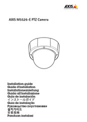 Axis Communications M5526-E Installationsanleitung