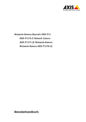 Axis Communications P13 Serie Benutzerhandbuch