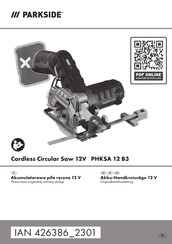 Parkside 426386 2301 Originalbetriebsanleitung