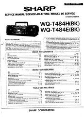 Sharp WQ-T484EBK Serviceanleitung