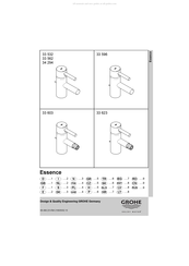 Grohe 34 294 Bedienungsanleitung