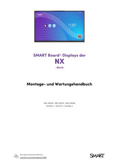 Smart Board NX Serie Montage- Und Wartungshandbuch