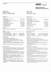 Studer A810 Einbauanleitung