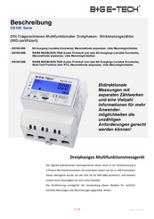 B+G E-Tech DS100-00B Beschreibung