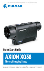 Pulsar AXION XQ38 Schnellstartanleitung