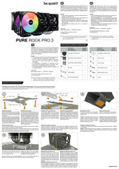 Be Quiet! PURE ROCK PRO 3 Kurzanleitung