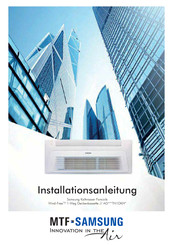 Mtf Samsung Wind-Free AG TN1DKH Serie Installationsanleitung