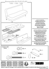Conforama CLIC-CLAC 120 Montageanleitung