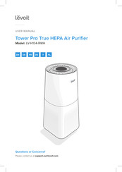 Levoit Tower Pro True HEPA Bedienungsanleitung