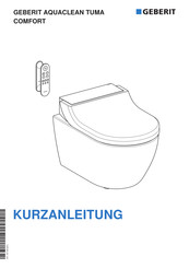 Geberit AQUACLEAN TUMA COMFORT Kurzanleitung