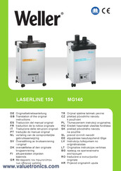 Weller LASERLINE 150 Originalbetriebsanleitung